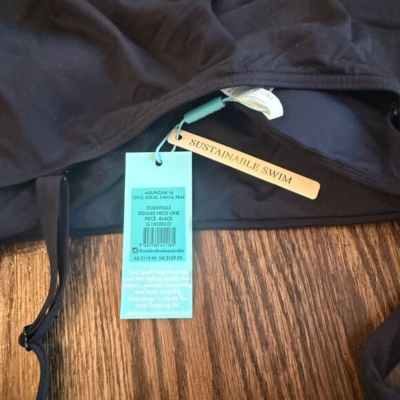 NWT Sea Level Swim Eco Essentials Square Neck One
Piece - Picture 6 of 7